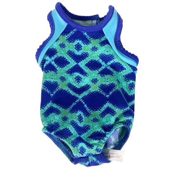 American Girl Chrissa Swim Team Gear SWIMSUIT SWIM CAP & SHOES - Picture 3 of 7